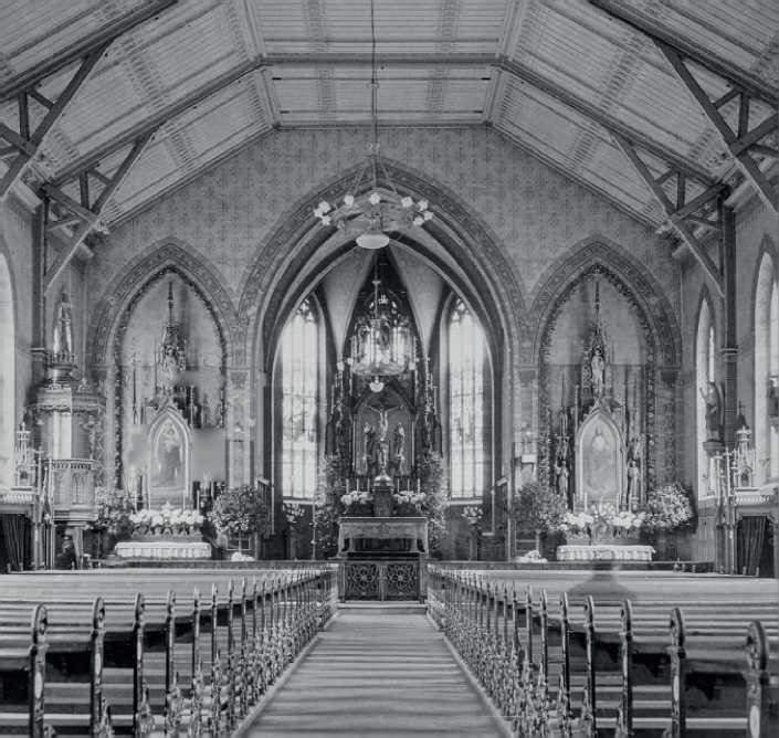 Innenansicht Kirche ca. 1925